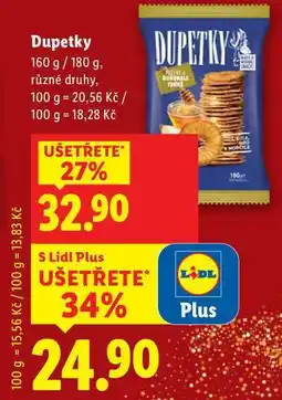 Lidl Dupetky, 160 g/180 g nabídka