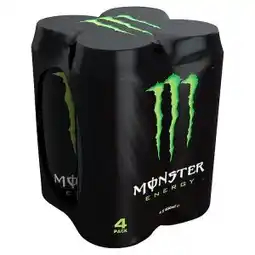Lidl Monster Energy, sycený energetický nápoj, 4 x 500ml nabídka
