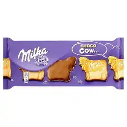 Lidl Milka Choco cow sušenky polomáčené mléčnou čokoládou z alpského mléka 120g nabídka