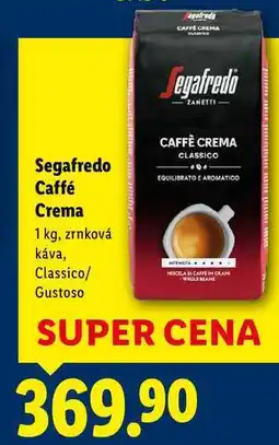 Lidl Segafredo Caffé Crema, 1 kg nabídka