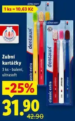 Lidl Zubní kartáčky, 3 ks nabídka