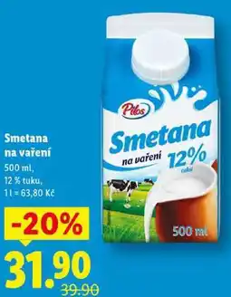 Lidl Smetana na vaření, 500 ml nabídka