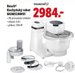 Lidl Bosch Kuchyňský robot MUMS2AW01 nabídka