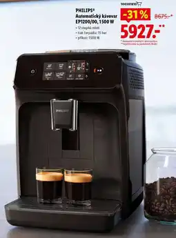 Lidl PHILIPS Automatický kávovar EP1200/00, 1500 W nabídka