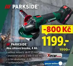 Lidl Aku úhlová bruska, 4 Ah nabídka