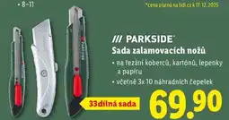 Lidl Sada zalamovacích nožů nabídka