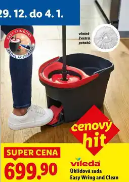 Lidl Úklidová sada Easy Wring and Clean nabídka