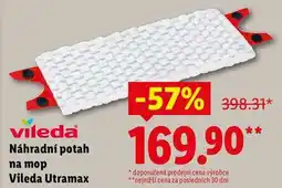 Lidl Náhradní potah na mop Vileda Utramax nabídka