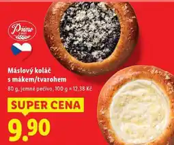 Lidl Máslový koláč s mákem/tvarohem, 80 g nabídka