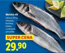 Lidl Mořský vlk, cena za 100 g nabídka