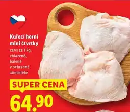 Lidl Kuřecí horní mini čtvrtky, cena za 1 kg nabídka