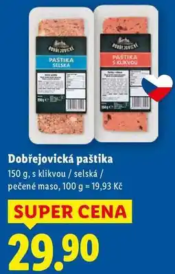 Lidl Dobřejovická paštika, 150 g nabídka