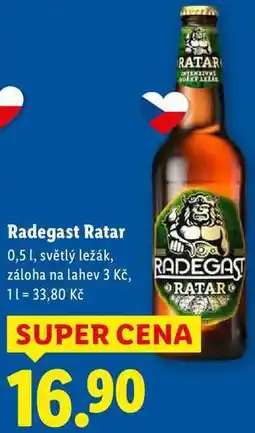Lidl Radegast Ratar, 0,5 l nabídka