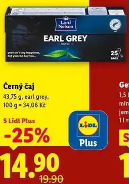 Lidl Černý čaj, 43,75 g nabídka