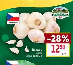 Billa Česnek volný cena za 100g nabídka