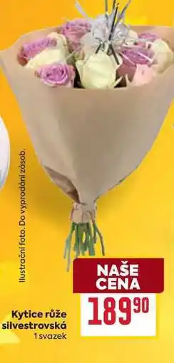 Billa Kytice růže silvestrovská 1 svazek nabídka