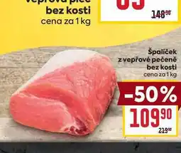 Billa Špalíček z vepřové pečeně bez kosti cena za 1 kg nabídka