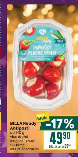 Billa BILLA Ready Antipasti od 140 g nabídka