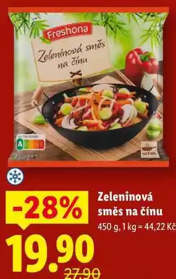 Lidl Zeleninová směs na čínu, 450 g nabídka