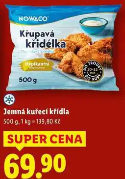 Lidl Jemná kuřecí křídla, 500 g nabídka