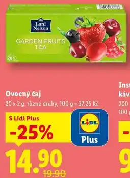 Lidl Ovocný čaj, 20x 2 g nabídka