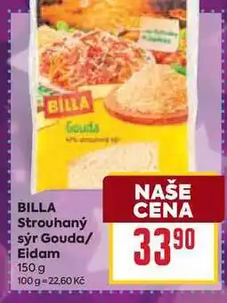 Billa BILLA Strouhaný sýr Gouda/ Eidam 150 g nabídka