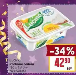 Billa Lučina Rodinné balení 180 g nabídka
