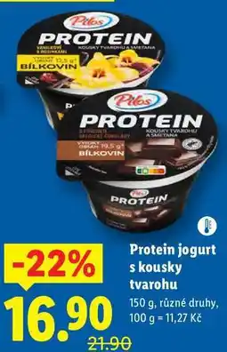 Lidl Protein jogurt s kousky tvarohu, 150 g nabídka