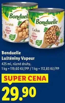 Lidl Bonduelle Luštěniny Vapeur, 425 ml nabídka