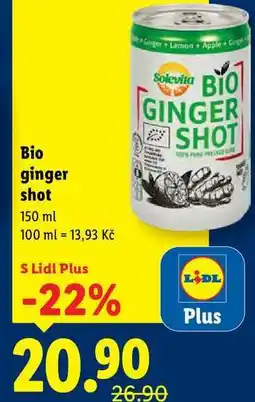 Lidl Bio ginger shot, 150 ml nabídka