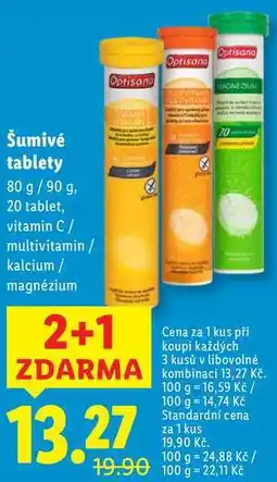 Lidl Šumivé tablety, 80 g/90 g nabídka
