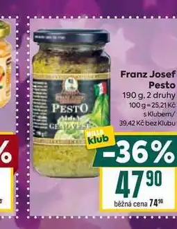Billa Franz Josef Pesto 190 g nabídka