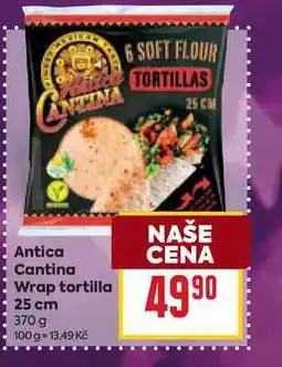Billa Antica Cantina Wrap tortilla 25 cm 370 g nabídka