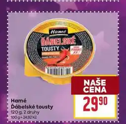 Billa Hamé Ďábelské tousty 120 g nabídka