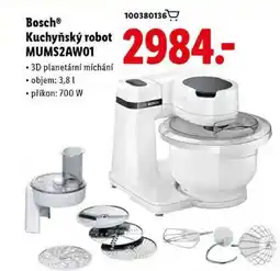 Lidl Bosch Kuchyňský robot MUMS2AW01 nabídka
