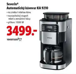 Lidl Severin Automatický kávovar KA 9210 nabídka