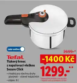 Lidl Tlakový hrnec s napařovací vložkou Secure Click nabídka