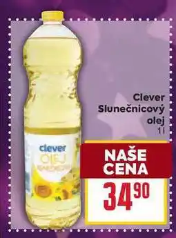 Billa Clever Slunečnicový olej 1l nabídka