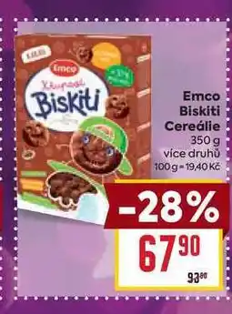 Billa Emco Biskiti Cereálie 350 g nabídka