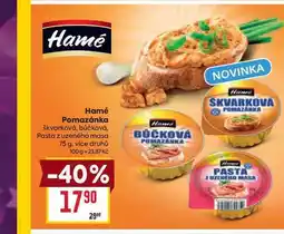Billa Hamé Pomazánka 75g nabídka