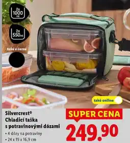 Lidl Silvercrest Chladicí taška s potravinovými dózami nabídka