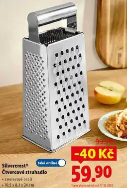 Lidl Silvercrest Čtvercové struhadlo nabídka