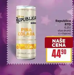 Billa Republica RTD 0,25l nabídka