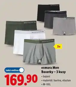 Lidl esmara Men Boxerky - 3 kusy nabídka