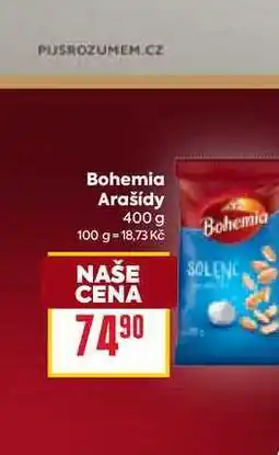 Billa Bohemia Arašídy 400 g nabídka