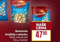 Billa Bohemia Arašídy v plechu 135 g nabídka