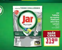 Billa Jar Tablety do myčky Platinum All In One Lemon 50 ks nabídka