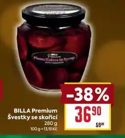 Billa BILLA Premium Švestky se skořicí 280 g nabídka