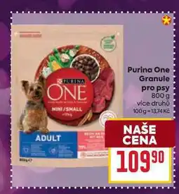Billa Purina One Granule pro psy 800 g nabídka