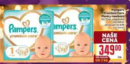 Billa Pampers Premium Care Plenky newborn 32/72 ks nabídka